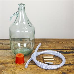 Paket till tapning av björksaft med 1 stk glasballong, 5 liter